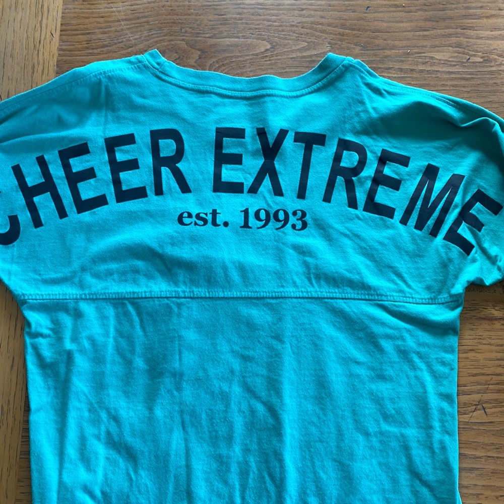 Cheer Extreme shirt. Teal, CEA